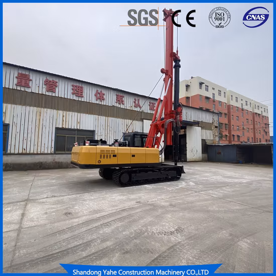 All Geological Conditions 60m Depth High Power Pile Driver Rotary Drilling Rig Machine
