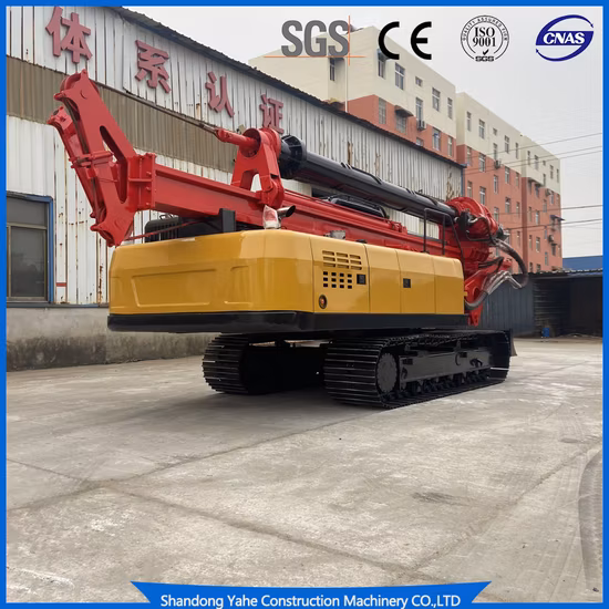 All Geological Conditions 60m Depth High Power Pile Driver Rotary Drilling Rig Machine